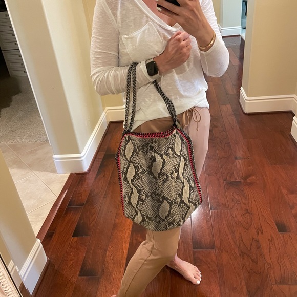 Stella McCartney Reptile Print Falabella Bag - Picture 13 of 14